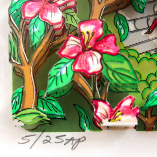 Charles Fazzino- 3D Construction Silkscreen Serigraph "Always A Dream, Always Atlanta"