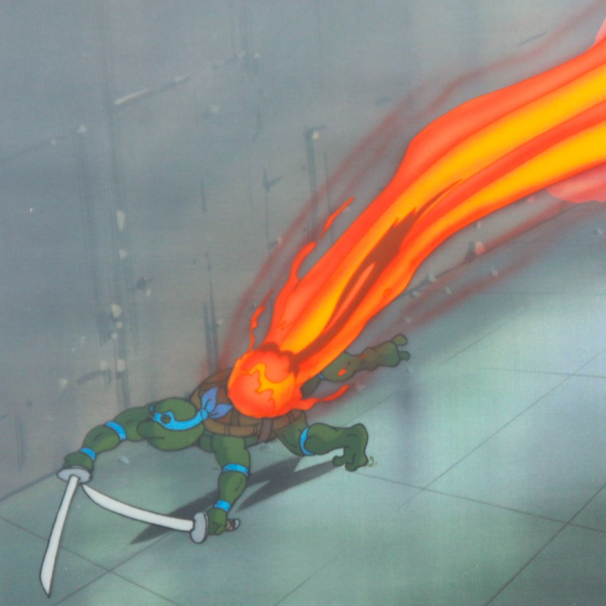 Animation Art- Hand-Painted Cel "Leonardo"