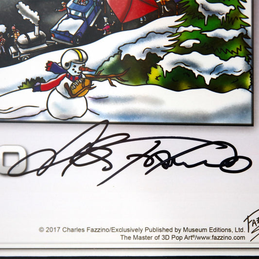 Charles Fazzino- Poster "Super Bowl Lll"