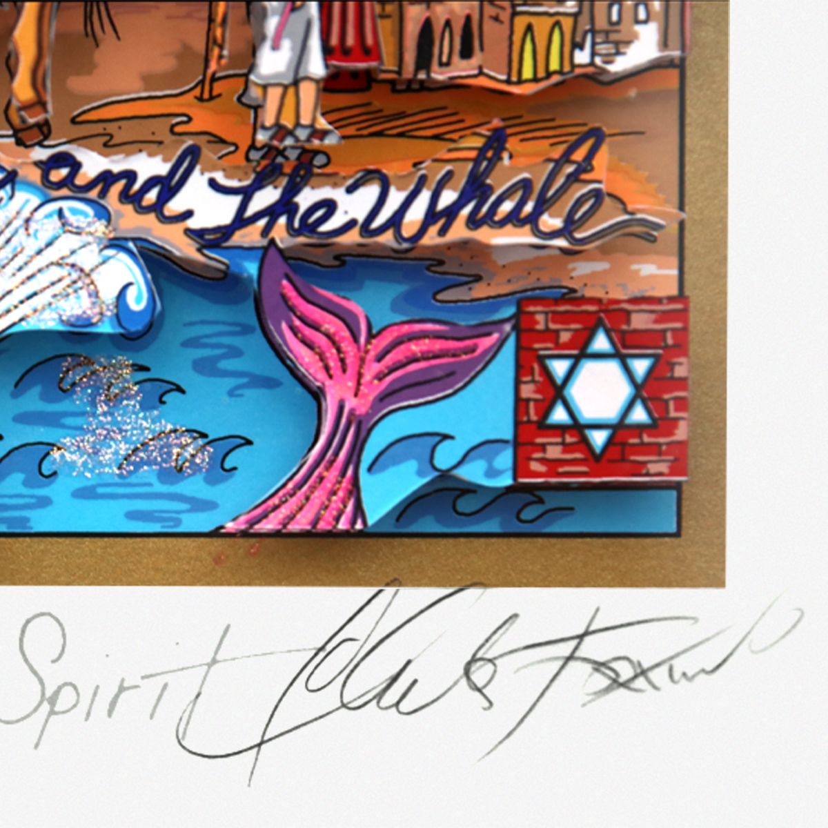 Charles Fazzino- 3D Construction Silkscreen Serigraph "Celebration of Spirit"