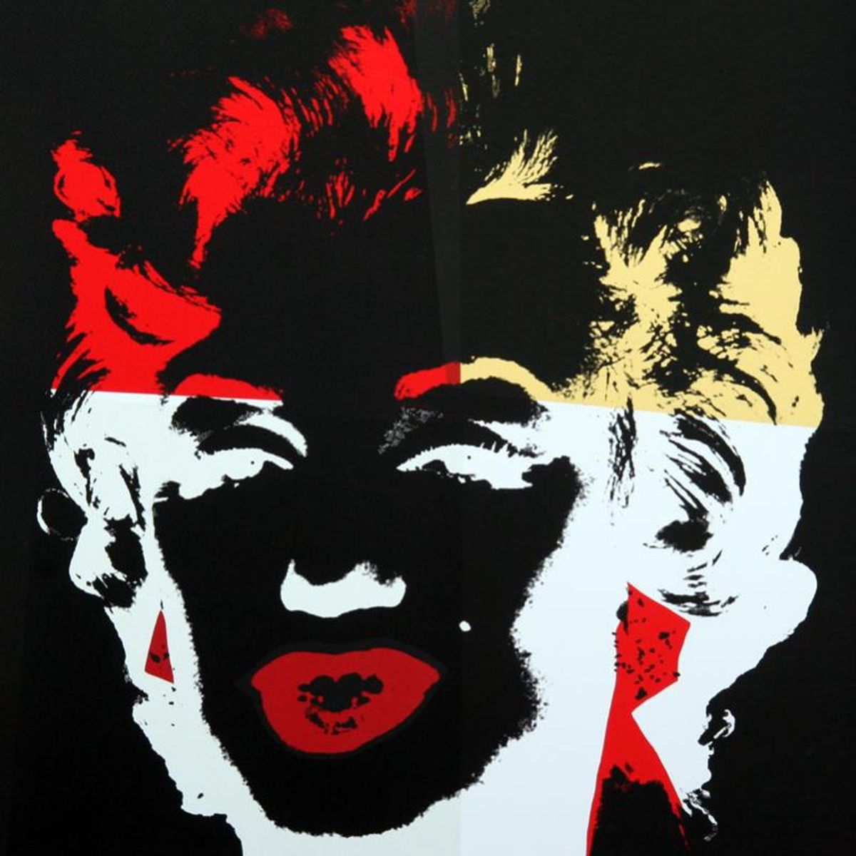 Andy Warhol "Golden Marilyn 11.39" Limited Edition Silk Screen Print from Sunday B Morning.