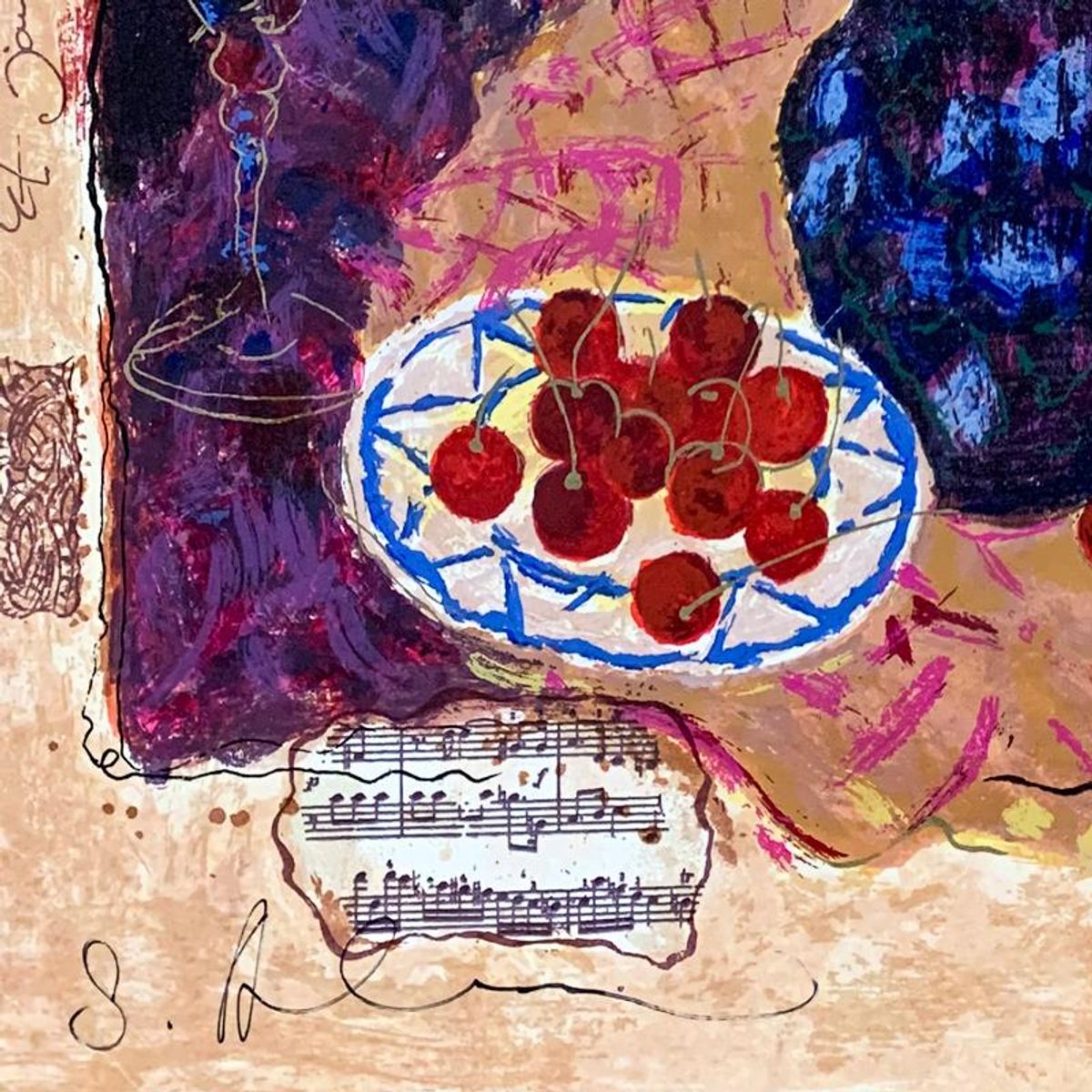 Alexander Galtchansky (1959-2008) and Tanya Wissotzky (1959-2006), Hand Signed Limited Edition Serigraph on Paper with Letter of Authenticity.