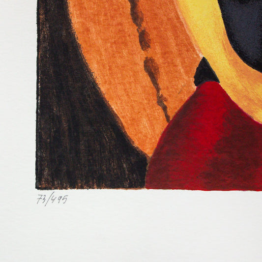 Amedeo Modigliani- Serigraph "Jenne Hebuterne Con La Mano Sulla Spalla Sinistra"