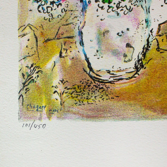 Marc Chagall- Lithograph "La Gerbe De Ble"