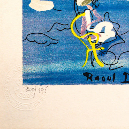 Raoul Dufy- Lithograph "La Visite De L'escadre Anglaise Au Havre"