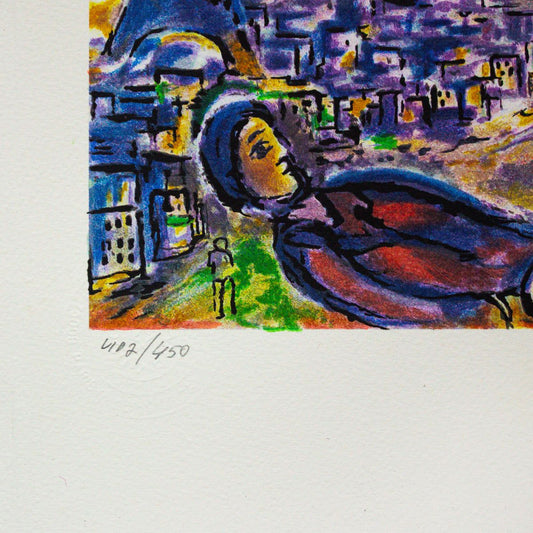 Marc Chagall- Lithograph "Le Songe"