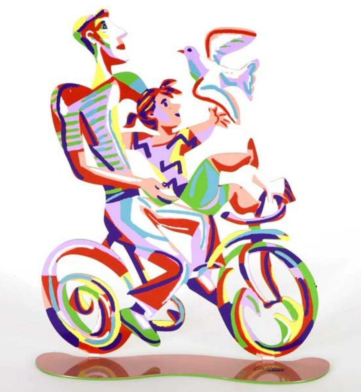 David Gerstein- Free Standing Sculpture "Weekend Ride"