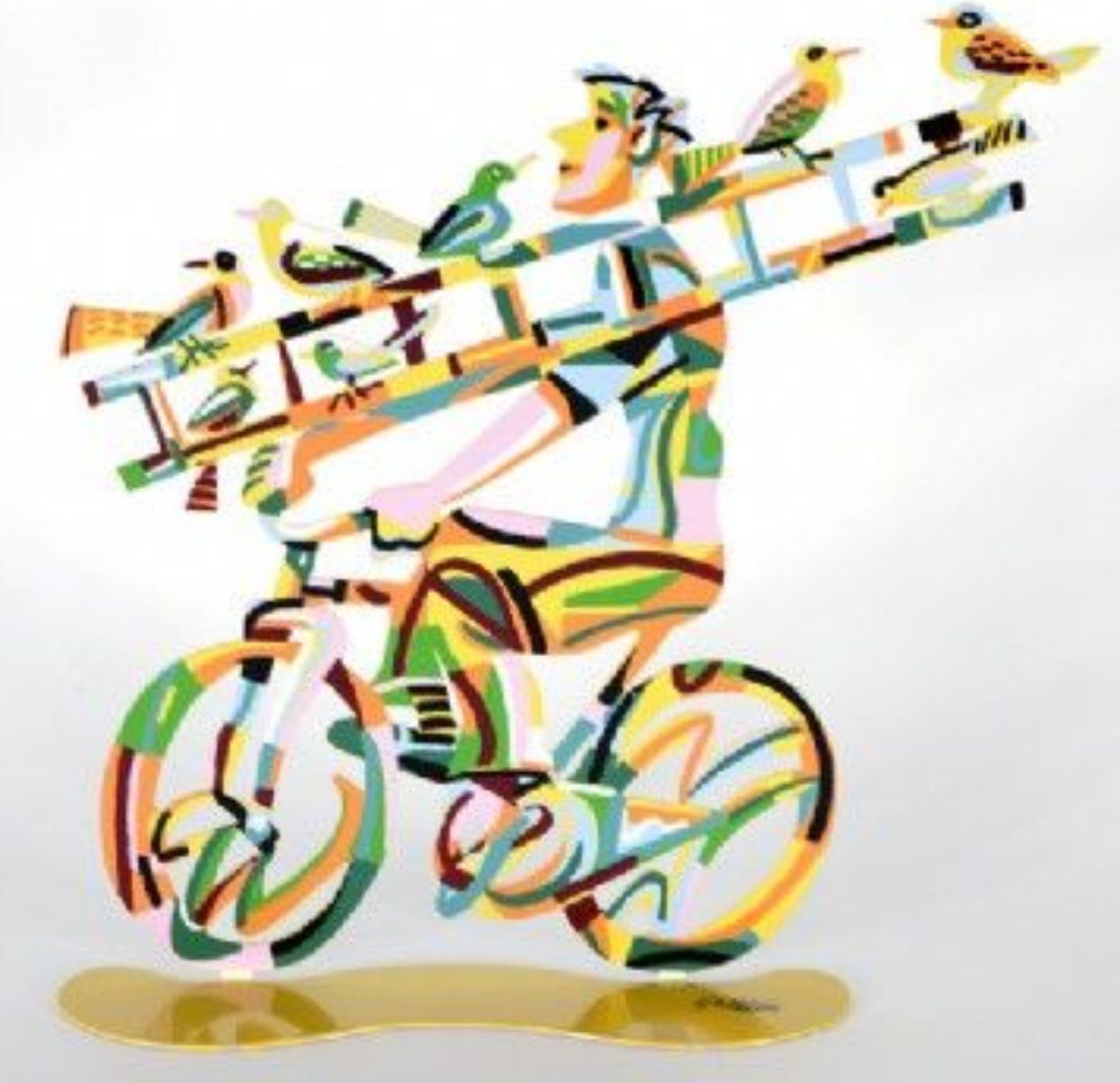 David Gerstein- Free Standing Sculpture "Ladder Man"