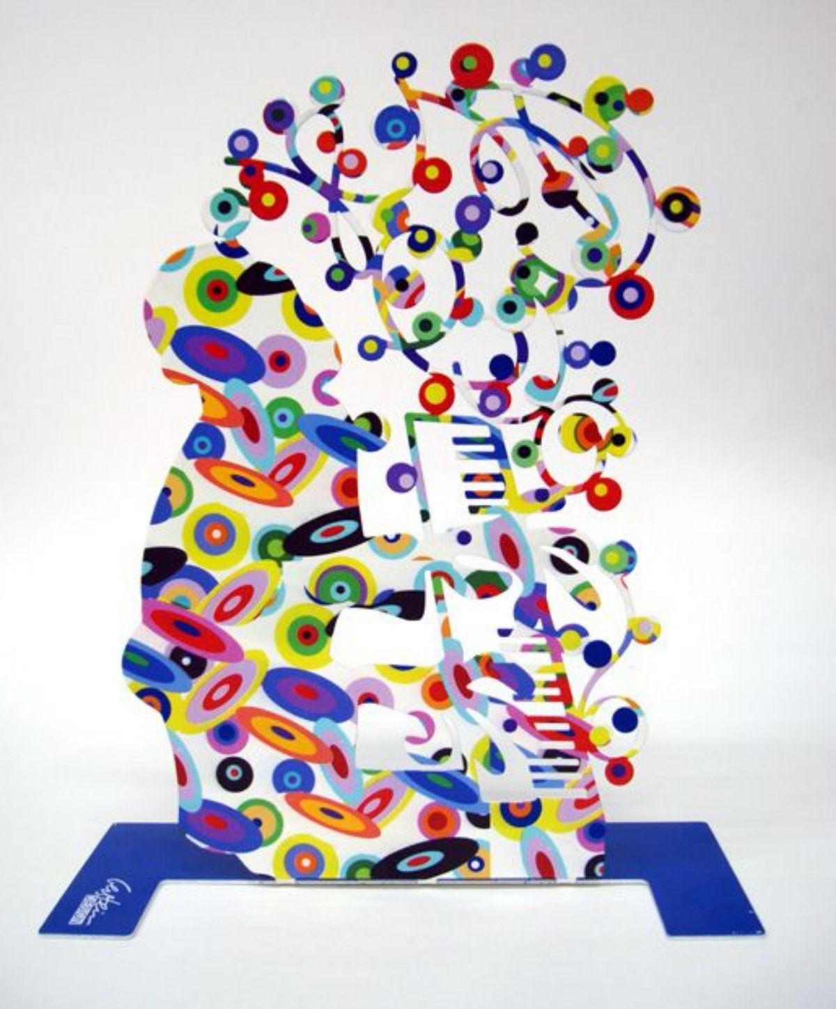 David Gerstein- Free Standing Sculpture "Piano Player (Jazz Club)"