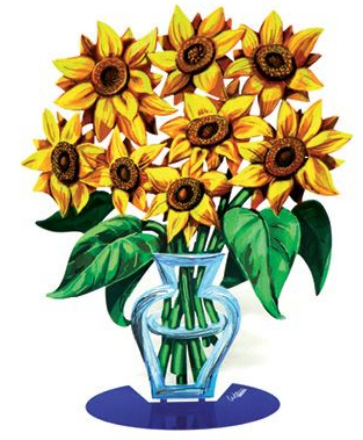 David Gerstein- Free Standing Sculpture "Sunflowers"
