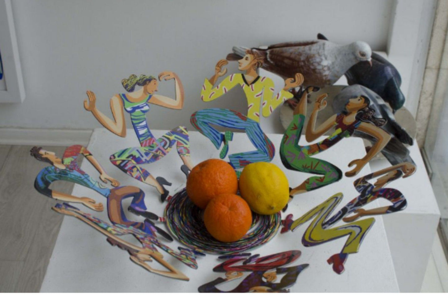 David Gerstein- Free Standing Sculpture (Fruit Bowl) "Disco Fruit Bowl"