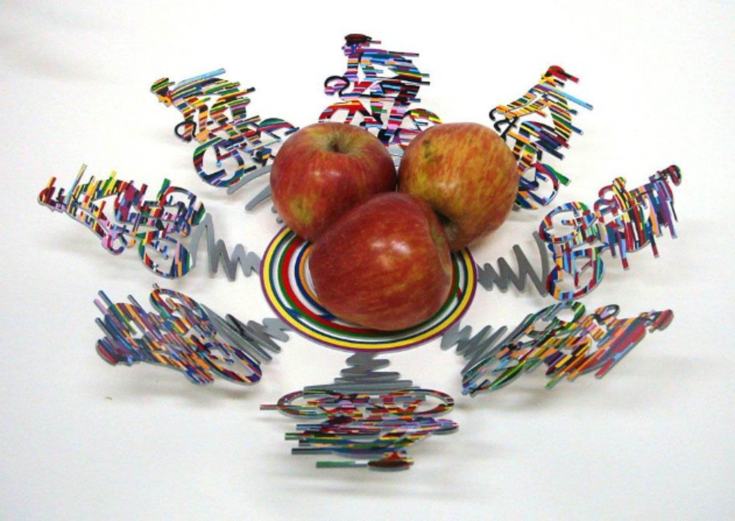 David Gerstein- Free Standing Sculpture (Fruit Bowl) "Cyclists Bowl"