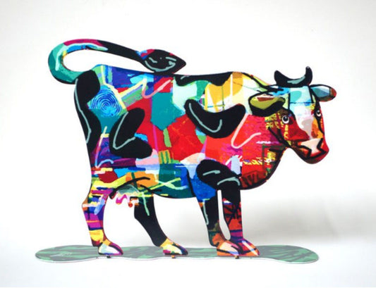 David Gerstein- Free Standing Sculpture "Shalva Cow"