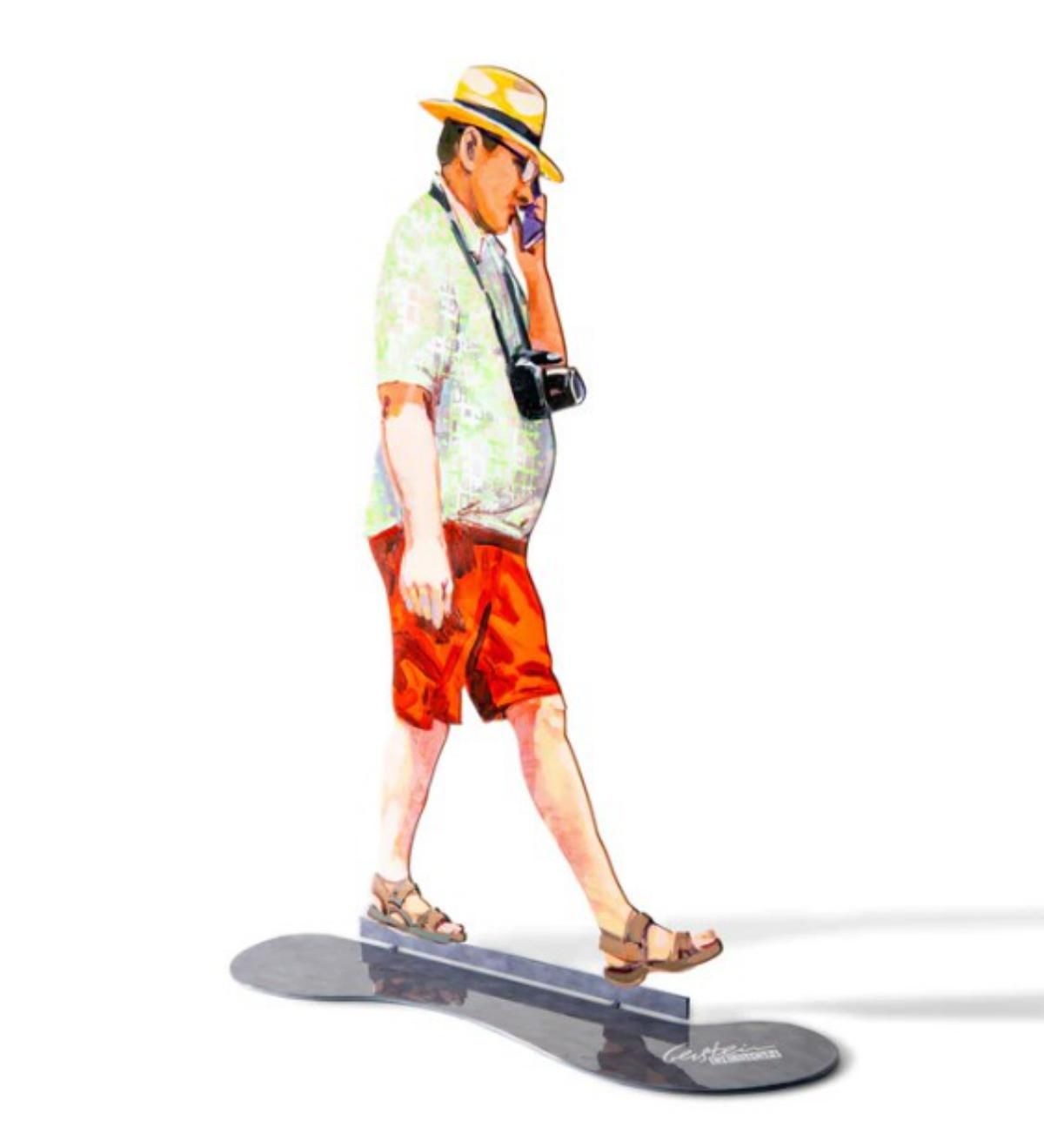 David Gerstein- Free Standing Sculpture "WALKIE-TALKIE"