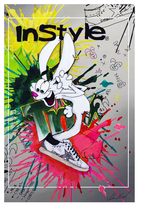 Shani Moyal- Original Mixed Media "Trix"