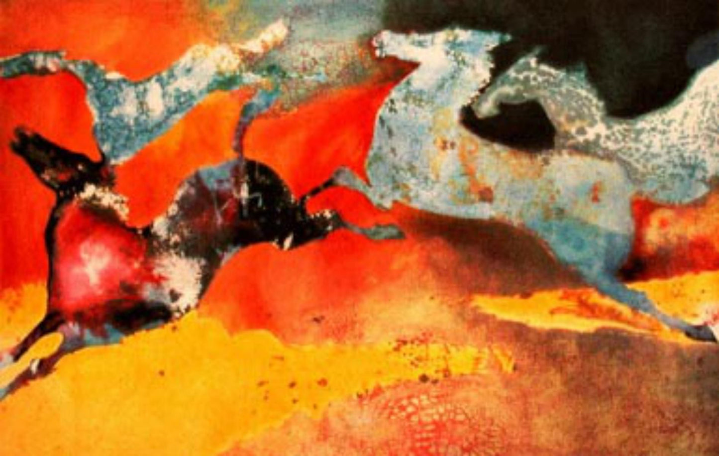 Edwin Salomon- Original Serigraph "Summer Dance"