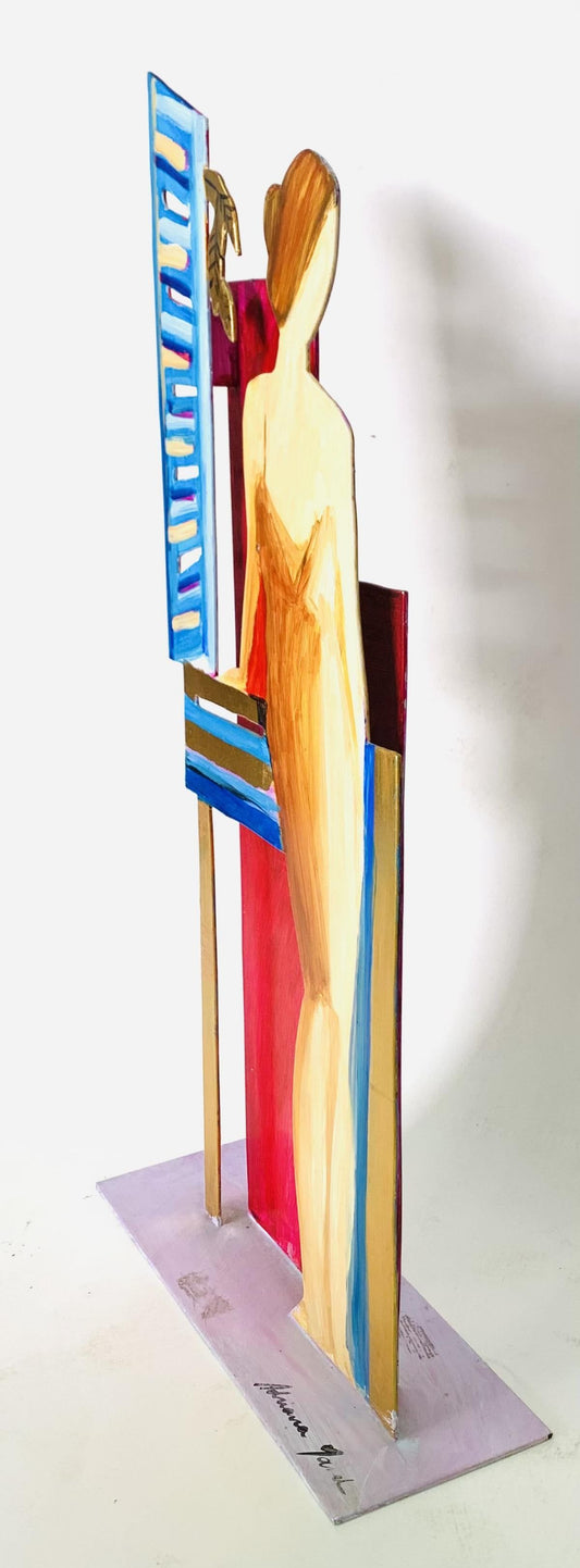 Adriana Naveh- Hand painted metal sculpture