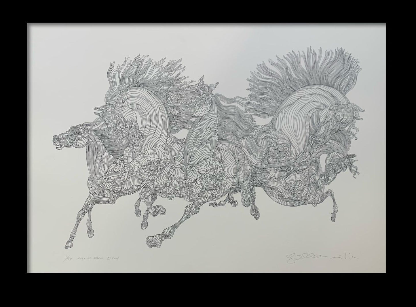 Guillaume Azoulay- Limited edition Serigraph "Lever De Soliel"
