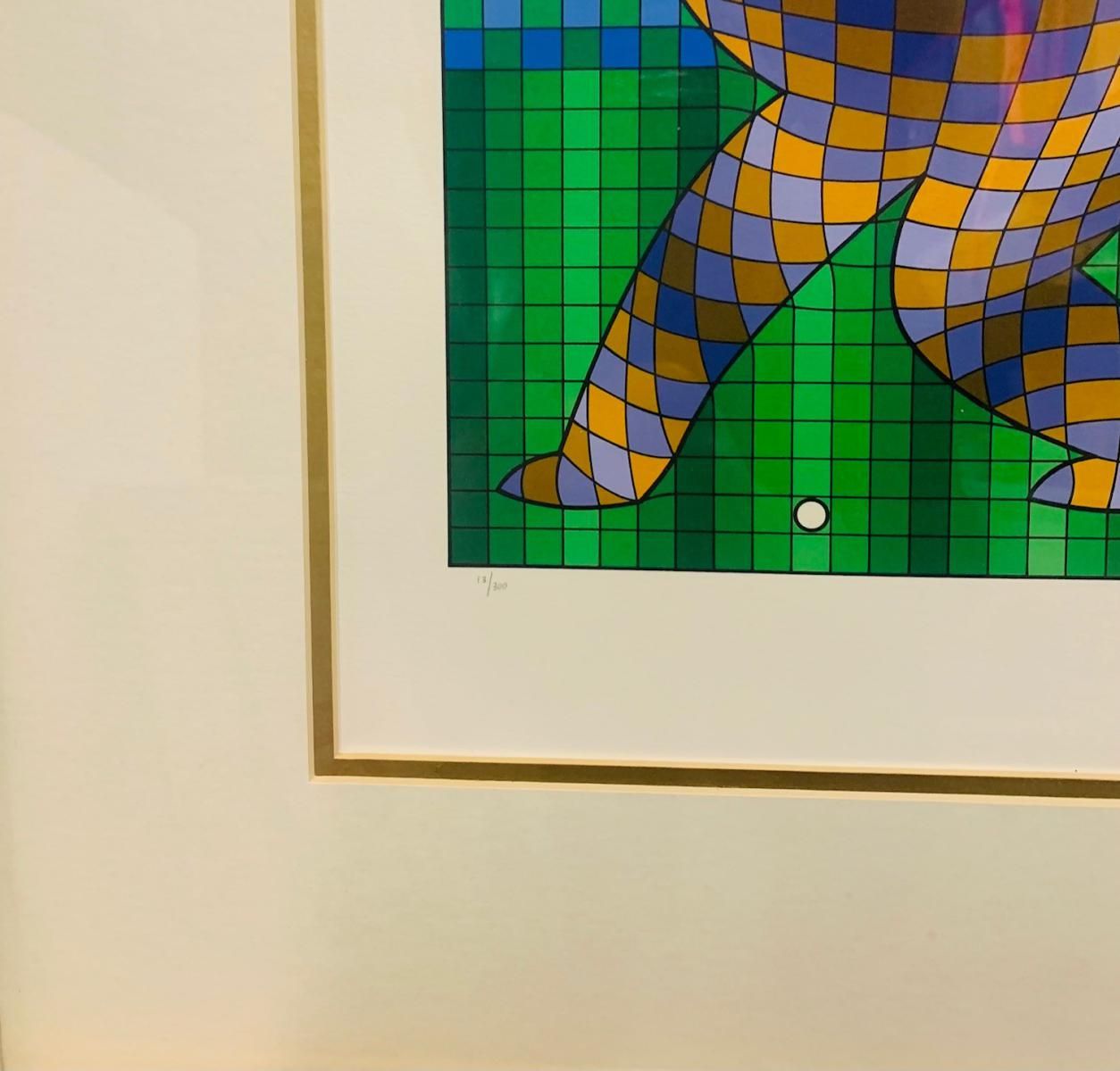 Victor Vasarely- Serigraph "Golf"