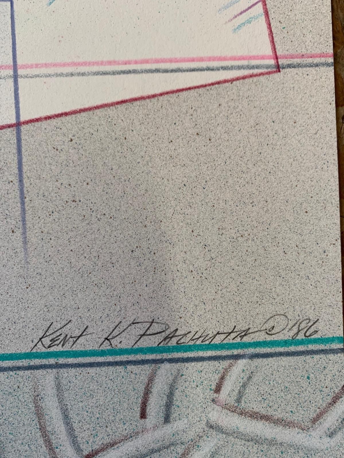 Kent Pachuta- Original on paper