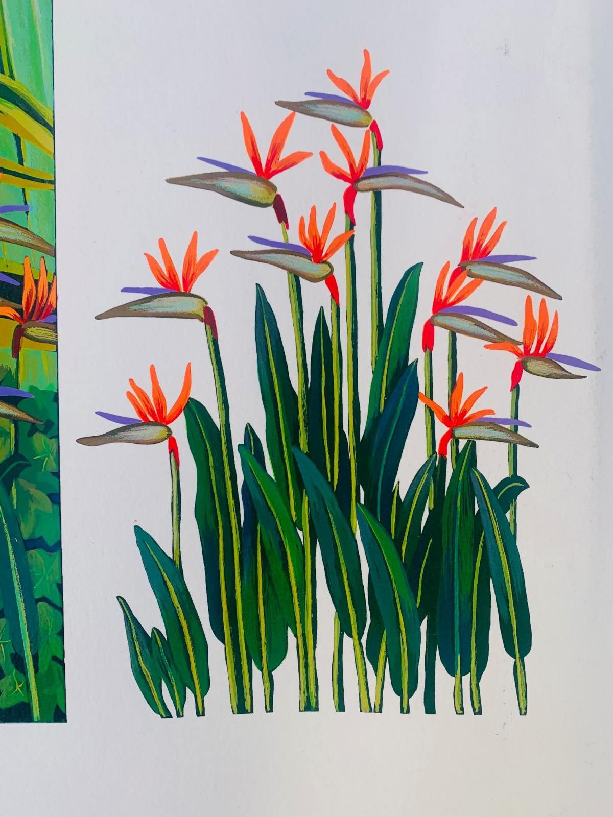 Bob Marchant- Limited edition serigraph with 2 hand drawn Remarques "Untitled"