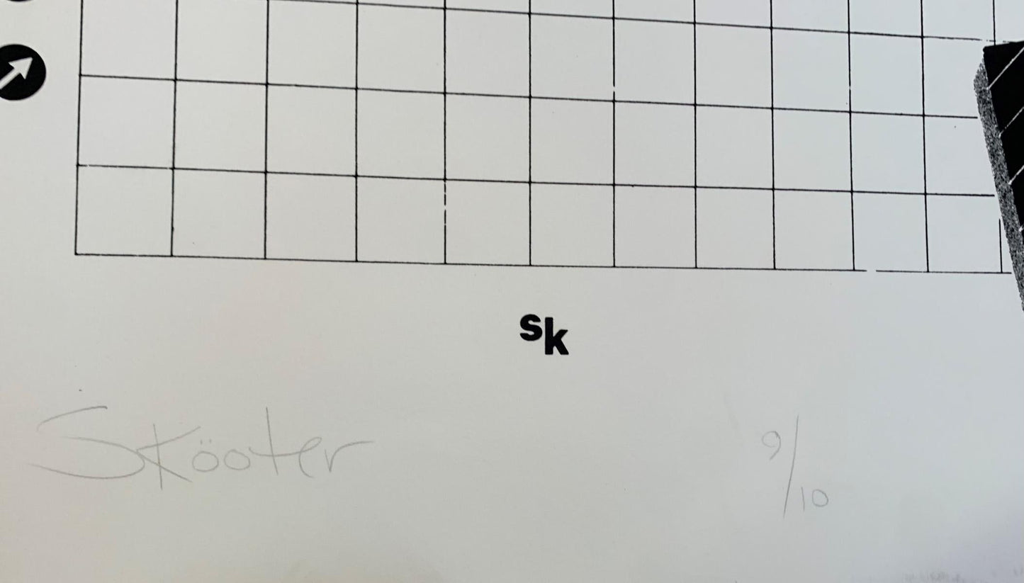 Skooter- Serigraph paper