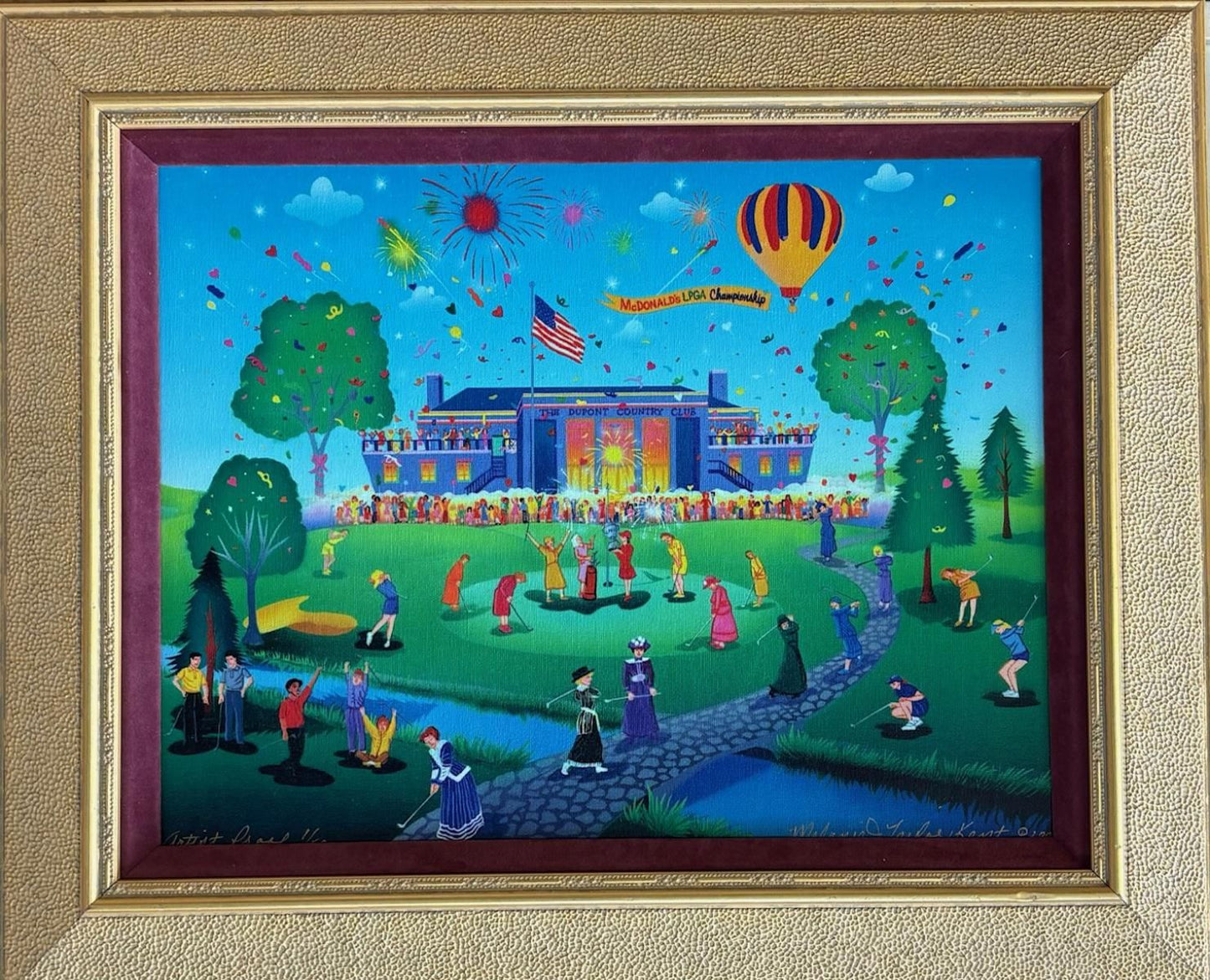 Melanie Taylor Kent- Serigraph on canvas