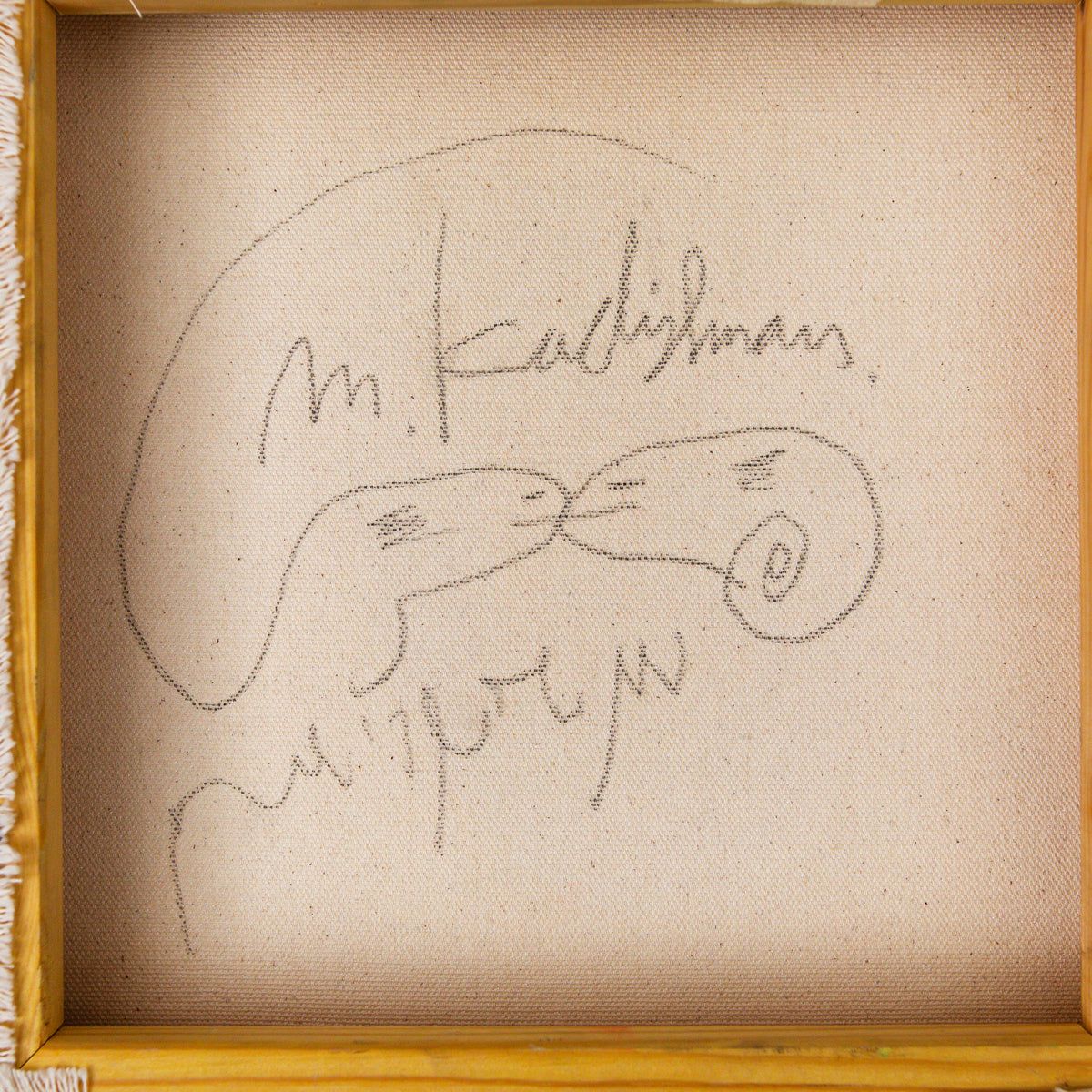 Menashe Kadishman- Original Acrylic on Canvas "Untitled"