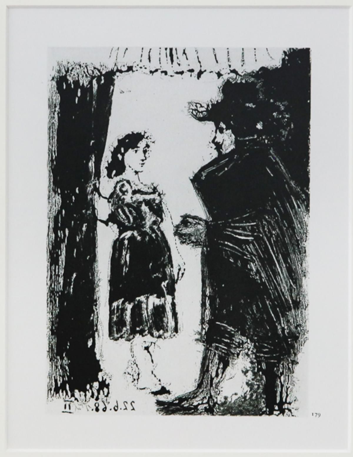 After Pablo Picasso- Offset Lithograph "From The 347 Series"