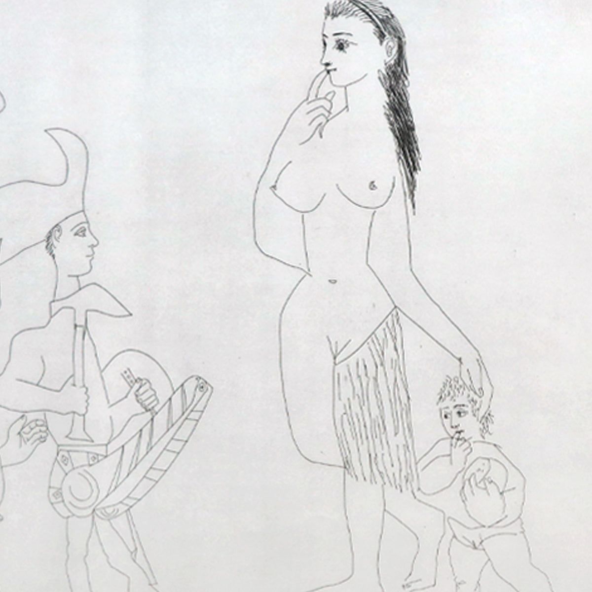 After Pablo Picasso- Offset Lithograph "From The 347 Series"