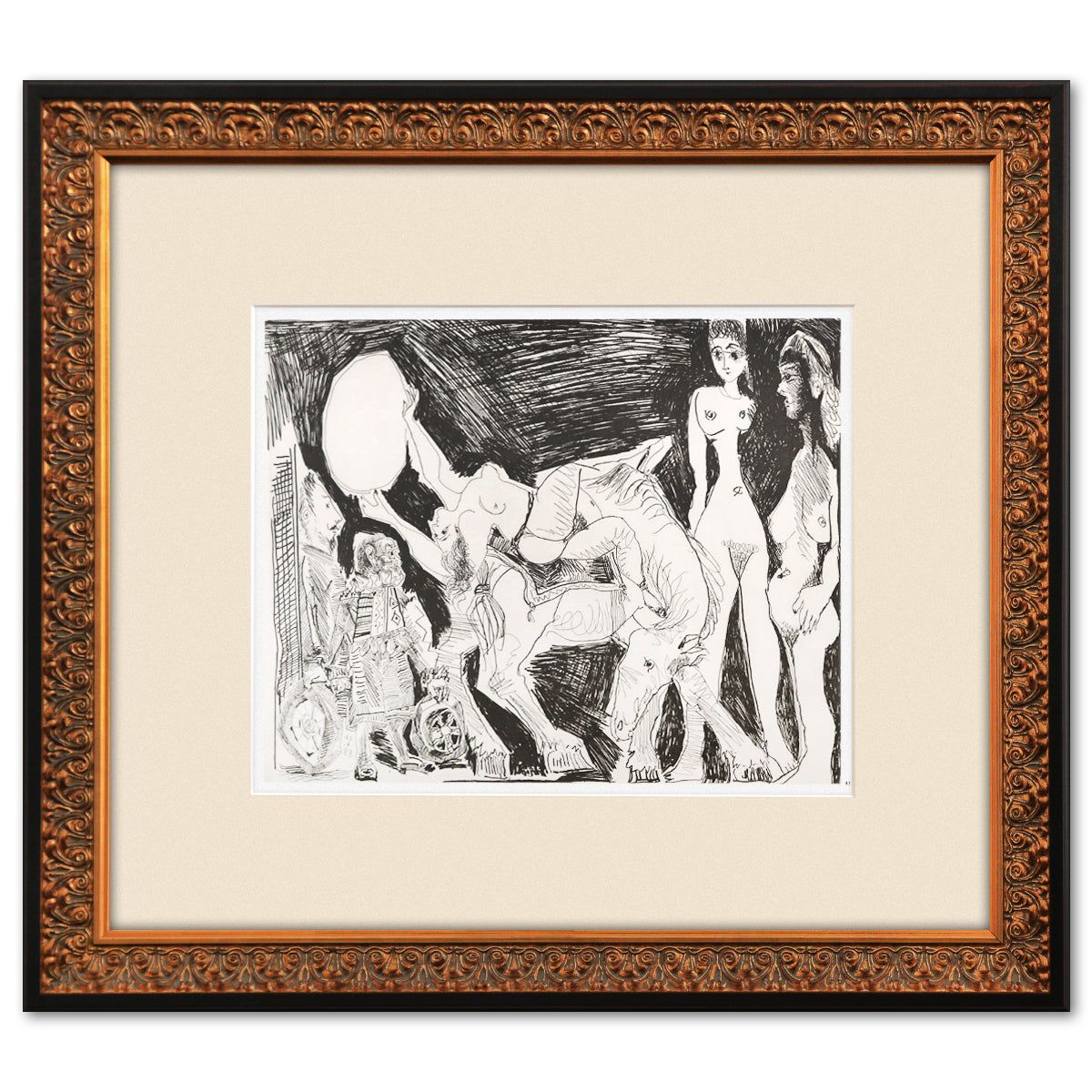 After Pablo Picasso- Offset Lithograph "From The 347 Series"