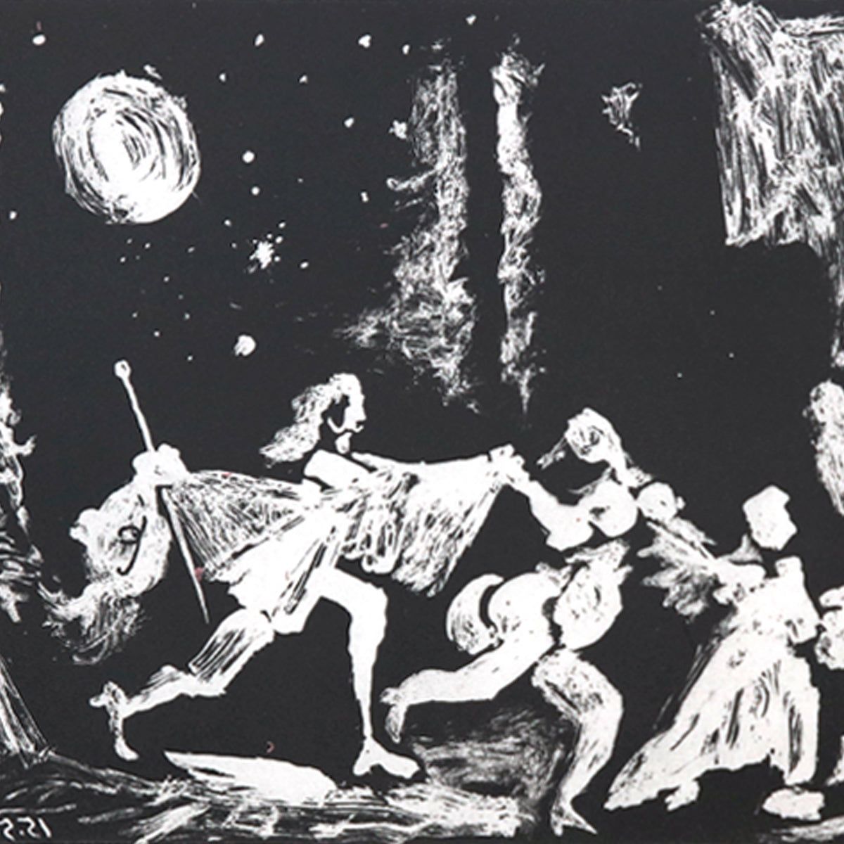 After Pablo Picasso- Offset Lithograph "From The 347 Series"