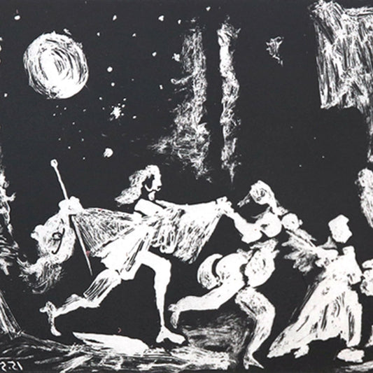 After Pablo Picasso- Offset Lithograph "From The 347 Series"