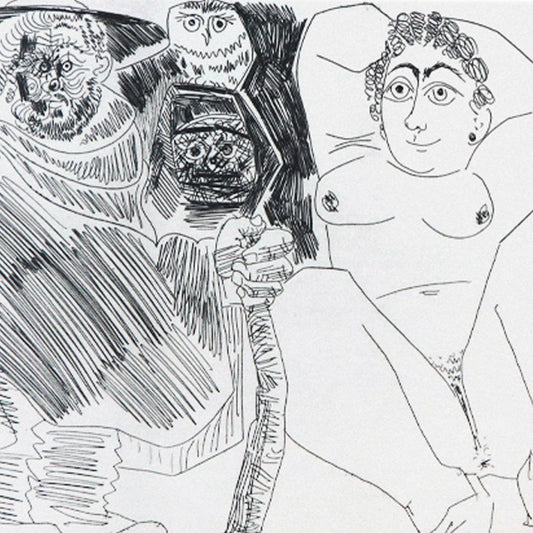 After Pablo Picasso- Offset Lithograph "From The 347 Series"