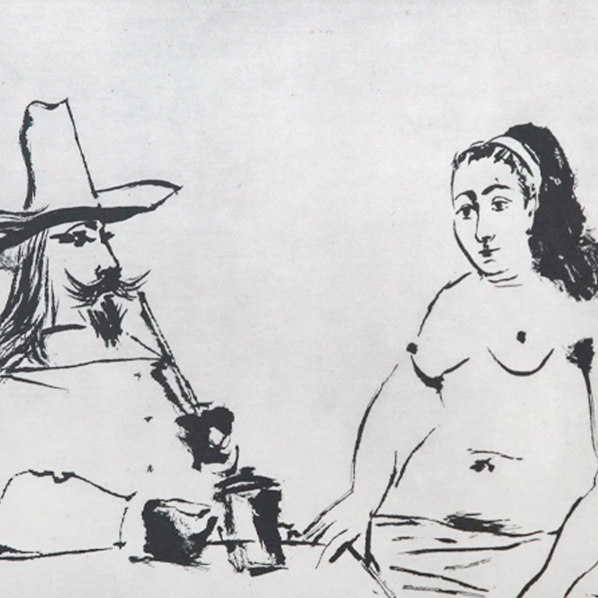After Pablo Picasso- Offset Lithograph "From The 347 Series"
