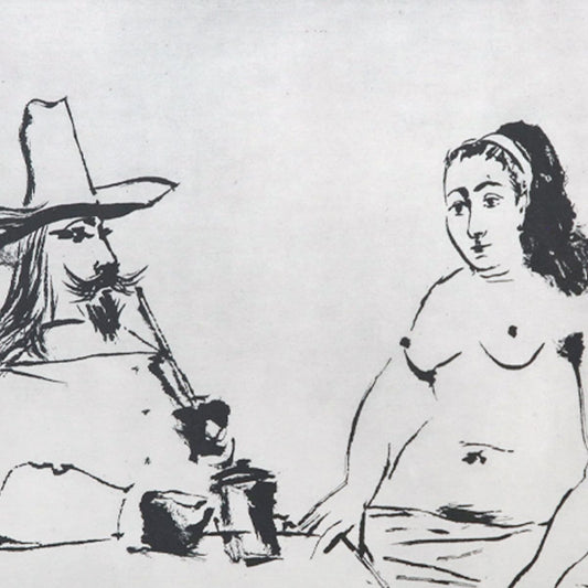 After Pablo Picasso- Offset Lithograph "From The 347 Series"