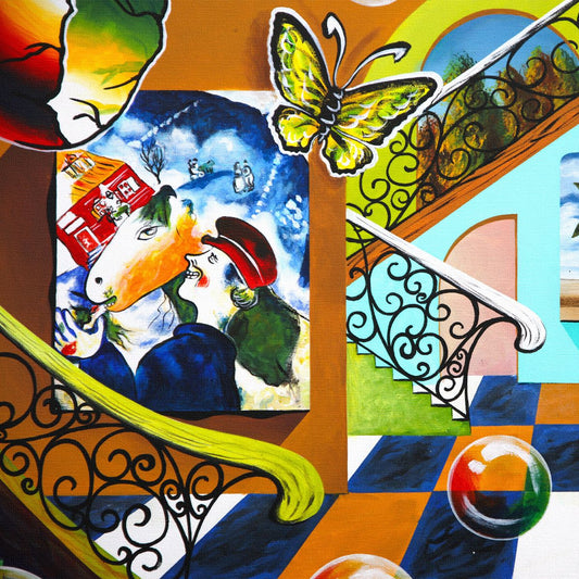 Alexander Astahov- Original Oil on Canvas "Vacation Vortex"