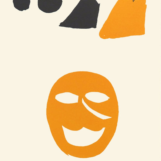 Alexander Calder- Lithograph "DLM221 - MASQUE JAUNE"