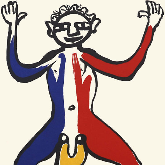 Alexander Calder- Lithograph "DLM212 - UN PATRIOTE"