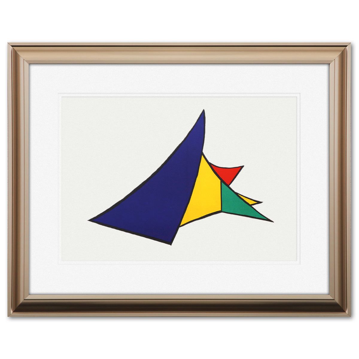 Alexander Calder- Lithograph "DLM141 - CHASSE NEIGE"