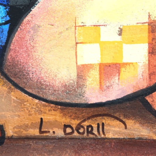 Dorit Levy- Hand Emelished Serigraph on Wood "Unity"