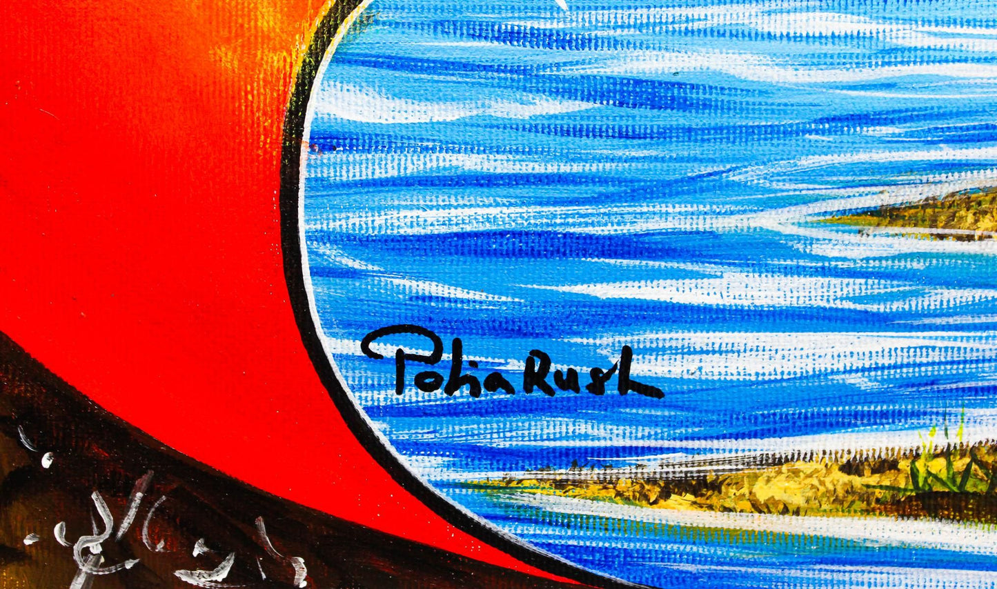 Eugene Poliarush- Original Oil on Canvas "Mountains View"