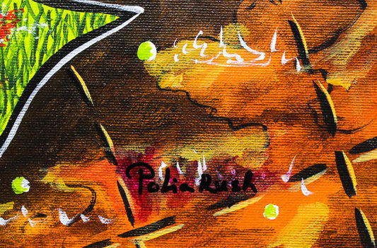 Eugene Poliarush- Original Oil on Canvas "Across the Mountains"