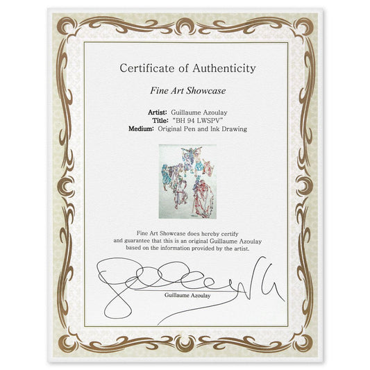 Guillaume Azoulay- Original Pen and Ink Drawing "BH 94 LWSPV"