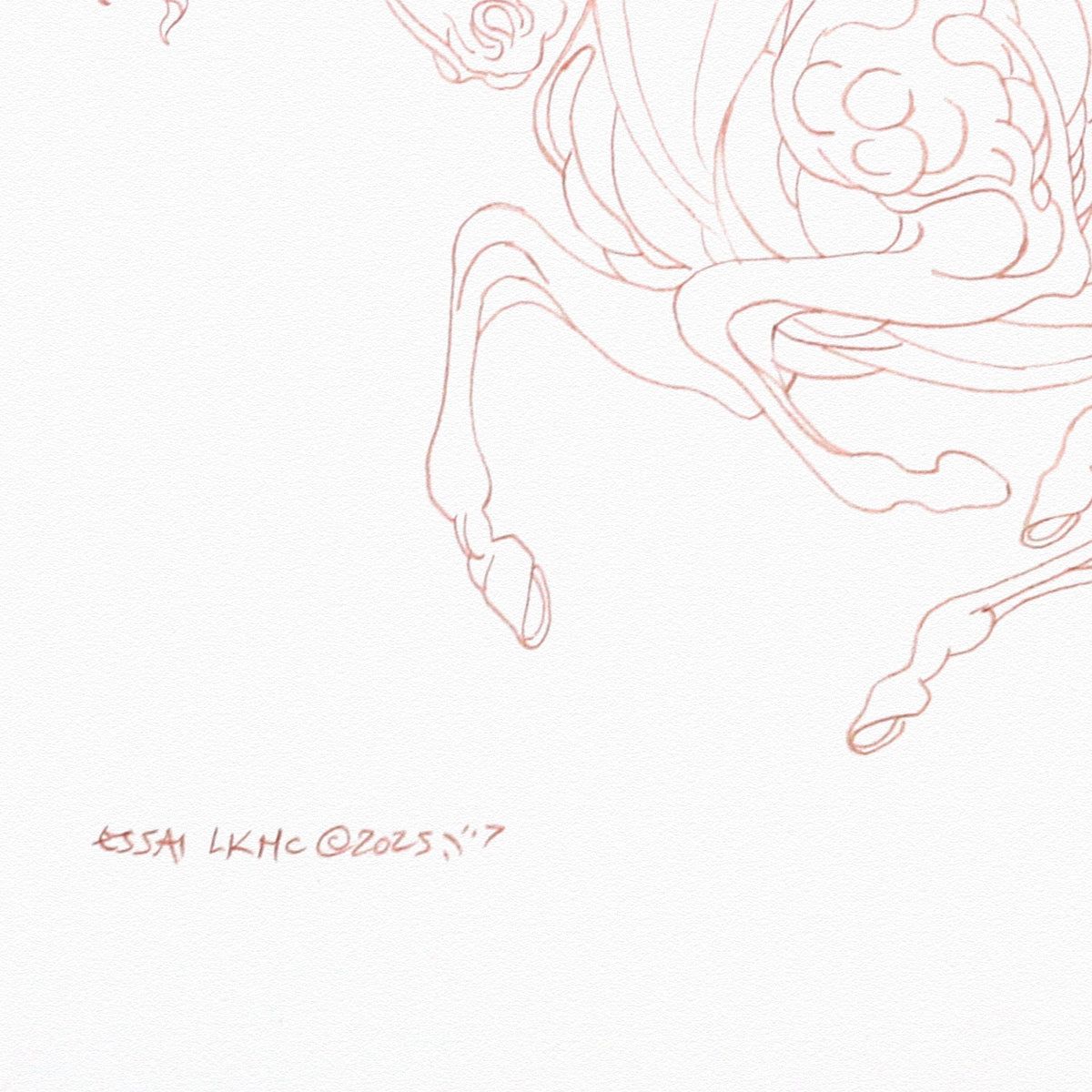Guillaume Azoulay- Original Drawing " ESSAI LKMC"