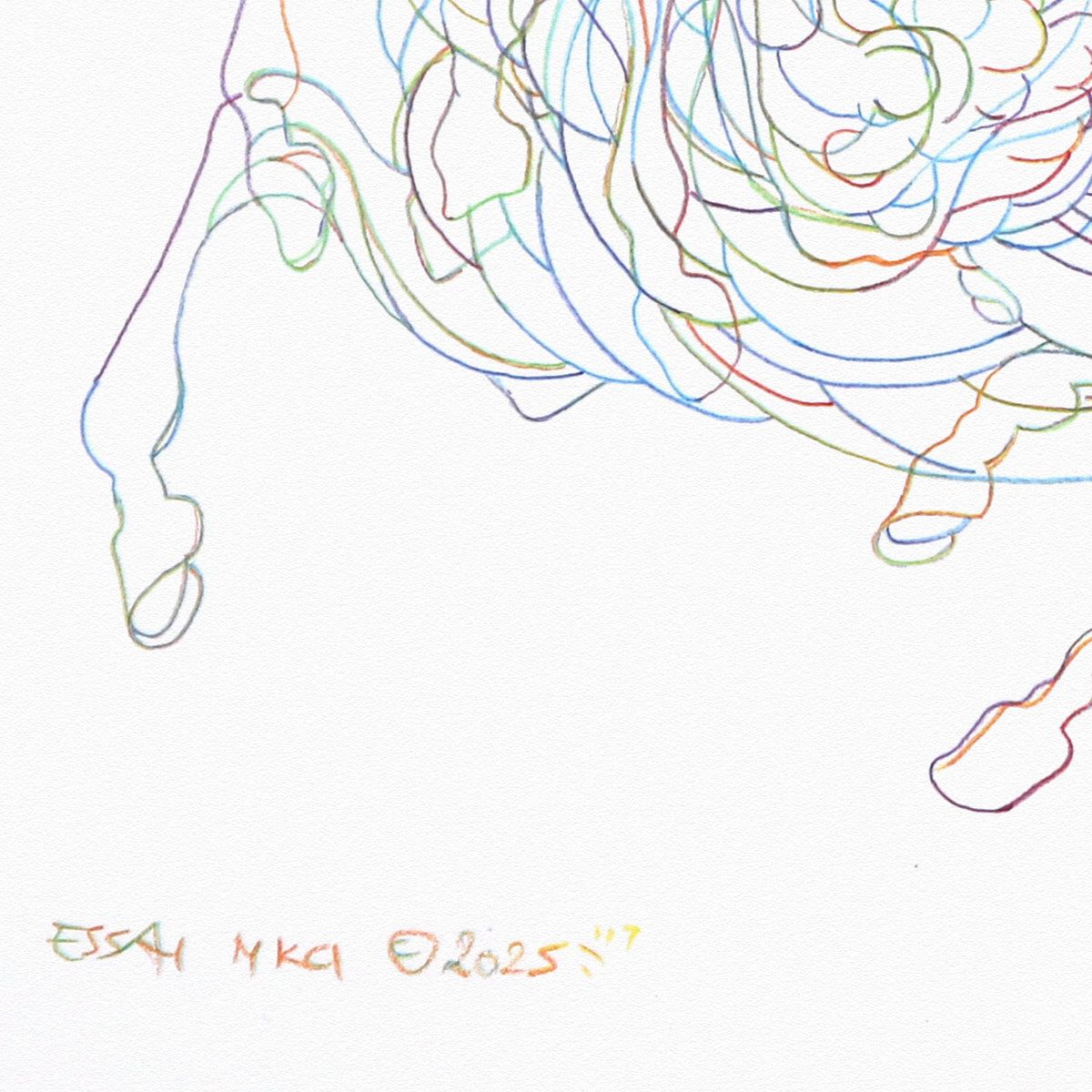 Guillaume Azoulay- Original Drawing "ESSAI MKCI"