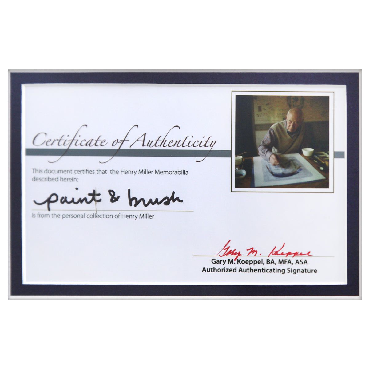 Henry Miller- Mixed Media Collage