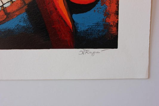 Igor Kovalev- Original Serigraph on Paper "Symphony IV"