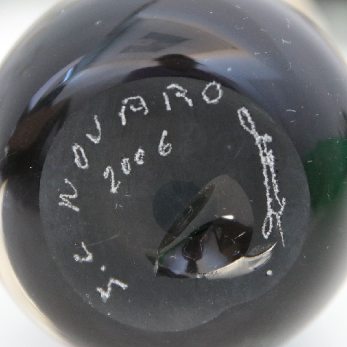 Jean-Claude Novaro- Black and White Hand Blown Glass Chess Set