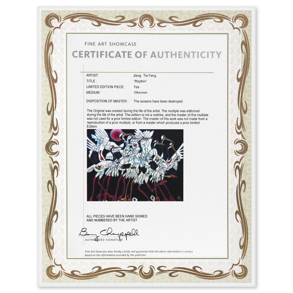 Jian Tie Feng- Silkscreen "Rhythm"